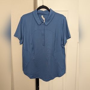 Lululemon Quick Dry Short Sleeve Polo Shirt